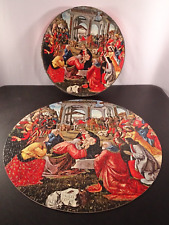 Vtg 1966 Springbok Circular Puzzle Adoration of the Magi by Domenico Ghirlandaio