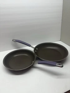 Sartén con mango púrpura Rachel Ray con tapa 3 cuartos - Imagen 1 de 4