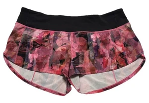 Lululemon Speed Up Short 2.5" Low Rise Sun Dazed Multi Pink Lined Womens Size 8 - Picture 1 of 12