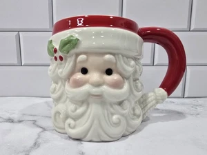 Lennox Hosting The Holidays figurina Babbo Natale tazza caffè/tè/tazza Natale - Nuova - Foto 1 di 7