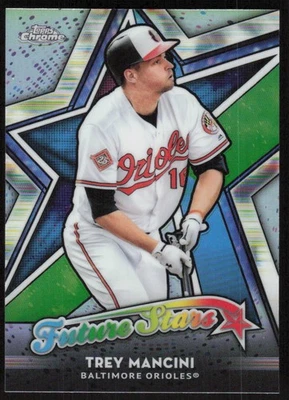 2018 Topps Chrome Future Stars #FS-16 Trey Mancini Future Stars - Image 1 of 2