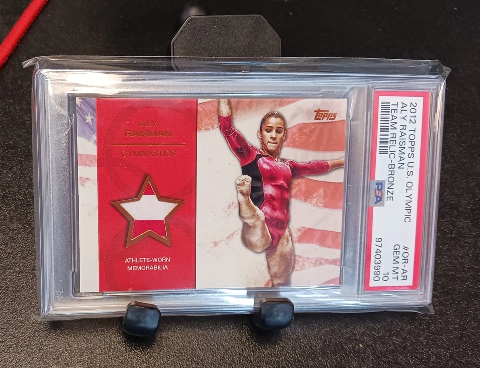 2012 Topps US Olympic Team Relic Memorabilia Usada Bronze /75 Aly Raisman PSA 10 - Imagem 1 de 1