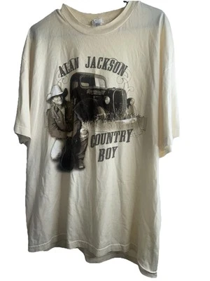 Alan Jackson - "Country Boy" - Color Crema - XL - AAA Tostado Cosido Único Foto 1 de 4