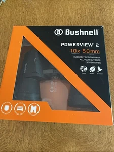 Bushnell Power view 2 10x50 mm Binoculars New In Box - Picture 1 of 5