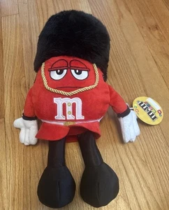 M&M’s World Stofftier M&M britischer Soldat Queens Royal Guard Plüschtier 15 Zoll NEU Etikett - Bild 1 von 4