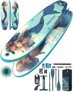 Inflatable Stand Up Paddle Boards - Extra Wide Fishing Paddleboard,Cool Desig... - Picture 1 of 6