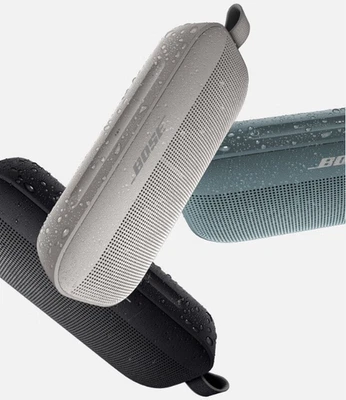 US Bose SoundLink Flex Bluetooth Portable Speaker - White Smoke ✈ - Image 1 of 4