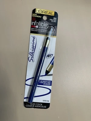 Loreal Infallible Silkissime Bold Color Silky Pencil Eyeliner  #250 Cobalt Blue - Image 1 of 2