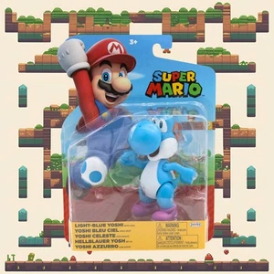 World of Nintendo Minifiguren Super Mario (Wave 40) "Light Blue Yoshi with Egg" - Bild 1 von 4