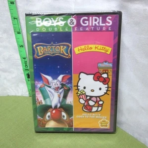 BARTOK MAGNIFICENT & HELLO KITTY MOVIES double-feature DVD kids animation NWT - Picture 1 of 2