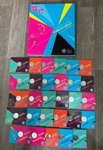 2012 London Olympic Sport Games 50p Coins Sealed Cards,Album,Completer Medallion - Picture 1 of 33
