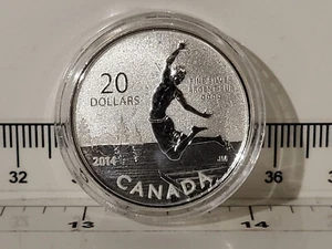 (L1105) 2014 CANADA $20 Summertime ¼ oz 0.999 Silver - Picture 1 of 2