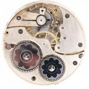 Movimiento Reloj Bolsillo Antiguo A.M. Hill of New Orleans 39.4 x 7.5 mm, Funciona - Imagen 1 de 4
