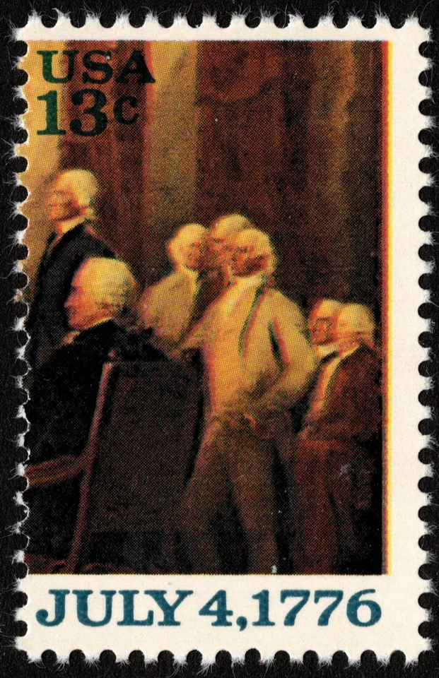 US - 1976 - 13 Cents Declaration of Independence Bicentennial Issue 1694 Mint NH - Image 1 of 1