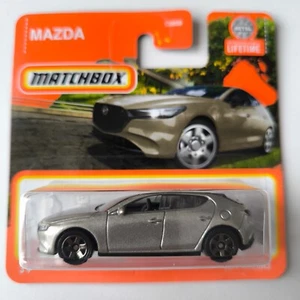 MATCHBOX short card MBX 2019 MAZDA 3 MAZDA3 GRAY 77/100 - Picture 1 of 1