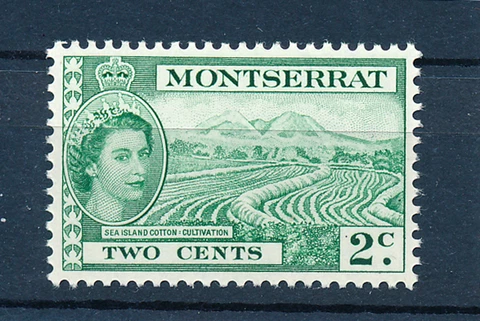 MONTSERRAT 1964 DEFINITIVES SG157 2c  MNH Cover