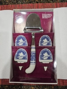 Thorn Tree Studios Stainless Steel Cheese Slicer With Markers Ceramic - Picture 1 of 5
