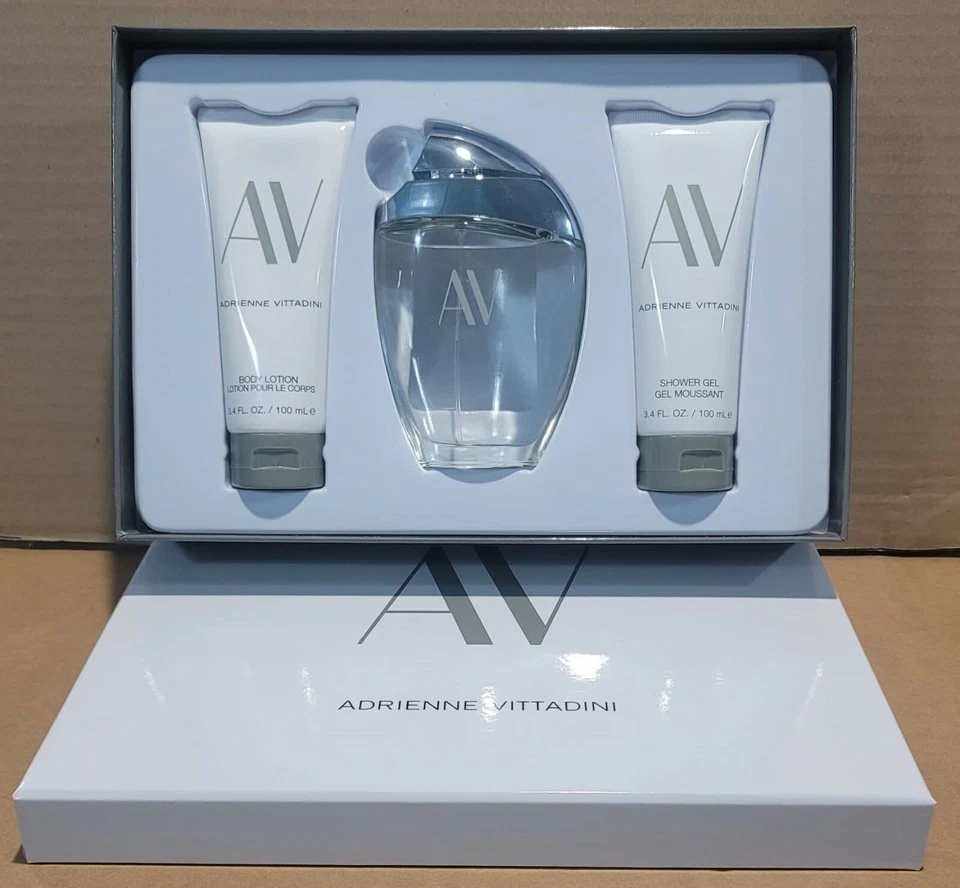 AV por Adrienne Vittadini para Mujer Juego de Regalo de 3 Piezas 3.0 OZ eau de parfum spray + LOCIÓN + GEL Foto 1 de 1