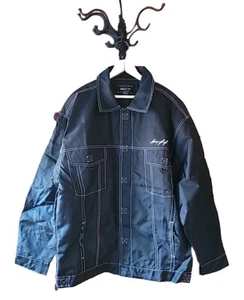 BOFF Mens XL Lightweight Nylon Jacket Full Zip Long Sleeve 50" Chest Pockets - Picture 1 of 12