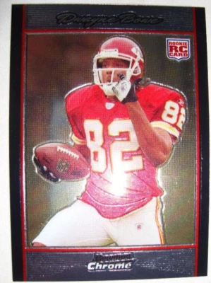 2007 Dwayne Bowe Bowman Chrome Rookie Card   KC Chiefs  LSU - Image 1 of 4