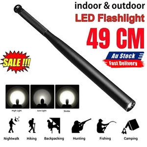 49CM Baseball LED Flashlight Security Bright Waterproof Bright Baton Alloy Torch - Picture 1 of 14
