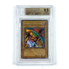 BGS 9.5 YuGiOh Left Arm of the Forbidden One LOB-123 1st Edition GEM PSA 10