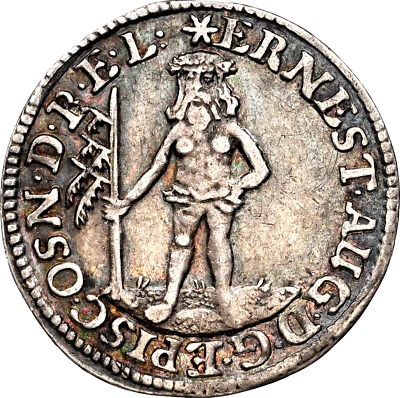1688 German State Brunswick Luneburg Calenberg Wildman 2 Mariengroschen NGC XF45 - Image 1 of 3