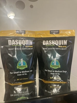Lote de 2 masticables suaves DASUQUIN MSM para perros pequeños y medianos menores de 60 lb 84 27/03 Foto 1 de 2