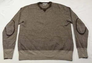 Peter Millar 100% feine Merinowolle Sweater Pullover Classic Herren Large braun - Bild 1 von 7