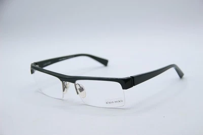 NOVO ÓCULOS DE GRIFE ALAIN MIKLI AL0737 0013 VERDE AUTÊNTICO 56-19 - Imagem 1 de 4