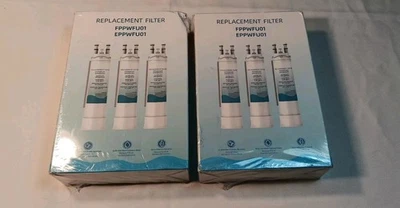 6 New Frigidaire style FPPWFU01 Ice Filter Refrigerator Filters aka EPPWFU01 - Image 1 of 4
