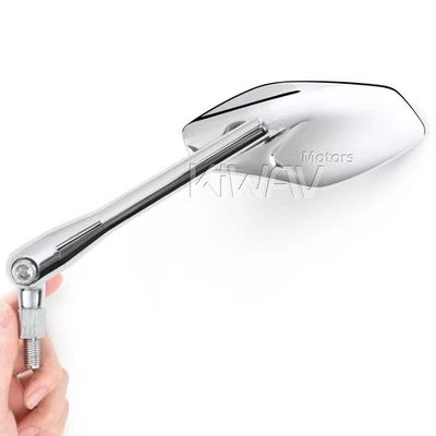 rétroviseurs MEDUSA chromé moto aluminum pour Buell Ulysses XB12XT Moto Guzzi - Photo 1/4