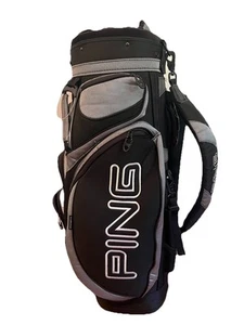 Ping Golf Club Cart Golfing Bag Equinox 14 Way Slot Black Gray - Picture 1 of 9