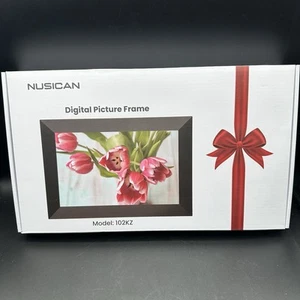 NUSICAN Wifi Cloud Digital Picture Frame 10.1" Digital Photo Frames Touch Screen - Picture 1 of 7