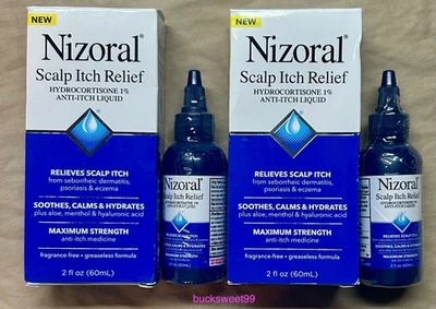 Nizoral Scalp Itch Relief - Soothes, Calms & Hydrates - 2 oz - EXP 5/26- 2-PACK - Image 1 of 4