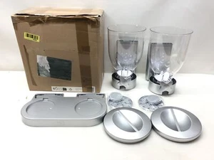 Honey-Can-Do Dry Food Dispenser-Double, Kunststoff, Silver, Chrome, 28 -defekt - Bild 1 von 6