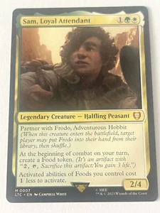 1x MTG - Sam, Loyal Attendant - The Lord Of The Rings Commander - #7 - NM - Picture 1 of 2