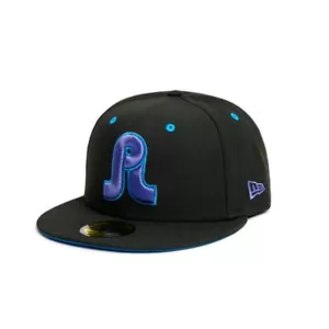 Pretty Lights x Jiberish New Era 5950 Fitted - Black Rainstorm SIZE 7 1/4 - Picture 1 of 1