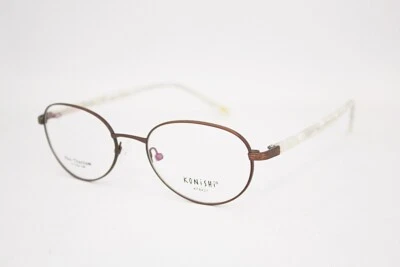 KONISHI KF8427 FLEX TITANIUM eyeglasses Frame Antique Brown 51mm WOMEN OVAL - Image 1 of 3