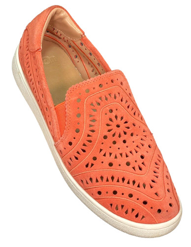 UGG Cas scarpe slip on donna in pelle forata taglia W11 #1092514 ottime condizioni! $120