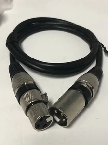 XLR Microphone MIC 3-Pin Male to Female Cable cord Shielded (3-Pack) - Bild 1 von 3