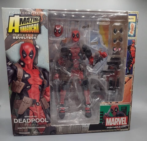 Revoltech Amazing Yamaguchi 002 Deadpool (New figure, open box, 100% Authentic) Cover