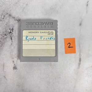 Official Nintendo Gamecube Memory Card DOL-008 Genuine Grey OEM - Picture 1 of 2