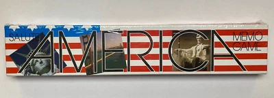 Platnik Memo Card Game SALUTE AMERICA US History 1993 Sealed Box NEW - Image 1 of 4