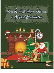 Twas the Night Before Christmas, A Magical Presentation! Blank book ONLY for ex - Picture 1 of 1