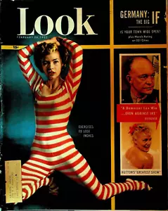Look Magazine 26. Februar 1952 Ted Lindsay Betty Hutton Dick Button Ike - Bild 1 von 2
