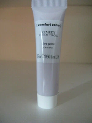 Comfort Zone Remedy Cream To Oil Ultra Gentle Cleanser Travel 15mL .50oz SEALED Foto 1 de 2