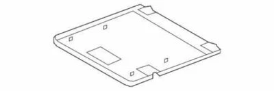 Panel de ajuste del asiento trasero del lado del conductor genuino Ford Flex 2009-2011 DA8Z-7460513-AA Foto 1 de 2