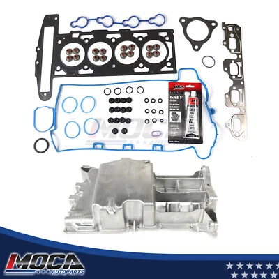 Juego de cárter de aceite de junta de culata MLS apto 07-08 Chevrolet Cobalt HHR Pontiac G5 2,2 L L4 Foto 1 de 4