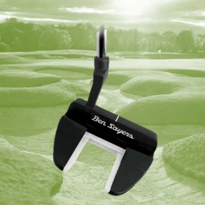Ben Sayers XF Black B3 Square Fang Putter, with headcover - Image 1 of 2